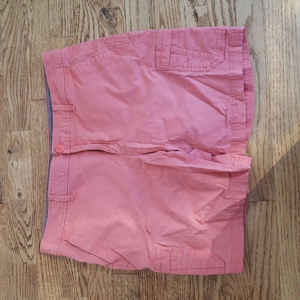 (12) Eddie Bauer Cargo Midi Shorts Cottagecore Athletic Vacation Summer Gorpcore